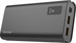 I&scaron;orinė baterija Sponge Energy 20000 QC 22,5W, Two USB A, One USB C Ports