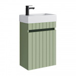 Apatinė spintelė su praustuvu Riva SA 40G, Bambuko Žalia Matinė