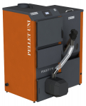 Katilas granulinis PELLET UNI 16 su KIPI ROT POWER 16 kW degikliu ir 230 l talpa