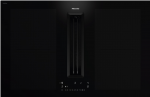 Įmontuojama indukcinė kaitlentė su integruotu gartraukiu Miele KMDA 7676-1 FL BlackPerfection, 12904820, 80 cm