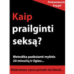 Knyga "Kaip prailginti seksą?"