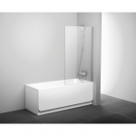 Vonios sienelė RAVAK PVS1 80 balta+stiklas Transparent, 79840100Z1