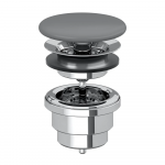 Neuždaromas dugno vožtuvas praustuvui Villeroy&Boch 680800i4, grafito