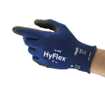 Apsauginės pir&scaron;tinės Ansell HyFlex 11-816, 8 dydis,  itin plonos, nailonas, spandex. Nitrilo putų delno padengimas
