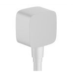 Potinkinė jungtis du&scaron;o žarnai Hansgrohe FixFit Wall, 26457700, balta matinė