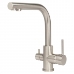 Plautuvės mai&scaron;ytuvas su jungtimi filtrui Aquasanita 2663L, satinas matinis, 002