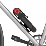 SEATYLOCK Foldylock spyna, Juoda su Raudonu, 90 cm