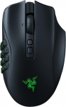 Razer Naga V2 Pro Belaidė žaidimų pelė RF Wireless + Bluetooth + USB-C, 30000 DPI, Juoda