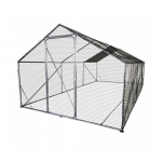 Metalinis naminių gyvūnų aptvaras, 3x6x2.2 m