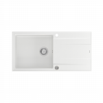 Plautuvė Quadron EVAN 146 XL HCQE10050U1_BS_P2O, 1000x500x210 balta/plieno