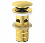 Dugno vožtuvas Ideal Standard Click-Clack praustuvui su perlaja, E1482A2, brushed gold