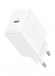 Įkroviklis Joyroom JR-TCF20 USB-C PD20W + USB-C to Lightning cable 1.0m baltas
