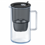 Geriamo vandens filtras Aquaphor Glass Maxfor+, juodas