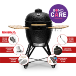 Kepsninė Kamado BONO Grande, juoda