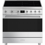 Indukcinė viryklė su elektrine orkaite Smeg C9IMX2