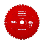 SPECIALIST+ pjovimo diskas Demolition 184x40Tx20/16mm