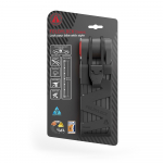 SEATYLOCK Foldylock spyna, Juoda su Raudonu, 100 cm