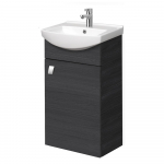 Vonios spintelė su praustuvu Riva SA44-11, Woodflow Ash