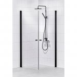 Du&scaron;o kabina ALTERNA Lusso Black 80x80