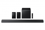 Namų kino sitema Samsung Q-series Soundbar HW-QS750F 5.1.2 ch Subwoofer& Rear Speaker(2025), HW-QS750F/EN, juodas