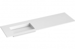 Praustuvas Kame Corian, CN2000465-L-BS, 200 cm, Balta matinė
