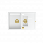 Plautuvė Quadron MORGAN 156, HB8224U1-G1_P2O, balta