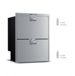 Įmontuojamas dviejų stalčių &scaron;aldiklis su ledo gaminimo aparatu Vitrifrigo DW180&thinsp;OCX2 BTX IM (valtims, jachtoms)