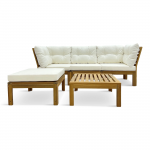 Lauko stalas LINH, akacijų, 60 cm x 60 cm x 29 cm