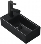 Praustuvas Mexen Inez 41 x 21 cm, 21484085R, juodas matinis