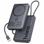 I&scaron;orinė baterija Power Bank Hoco Q44 20W Magnetic 10000mAh juoda