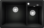 Įmontuojama virtuvinė plautuvė Blanco LEGRA 8 S 526223, juoda