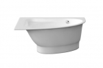 Akmens masės vonia Vispool Trevi M 1450 x 950 x 605, de&scaron;inė pusė