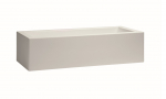 Nicoli 45x20x12cm lovelis Minos Cassetta 45 baltos spalvos