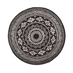 Apvalus lauko kilimas, 176cm, margas