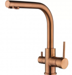 Plautuvės mai&scaron;ytuvas su jungtimi filtrui Aquasanita 2663L, varis (PVD) C