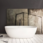 Lieto marmuro ovali vonia Roth ALLYSA 170&times;80