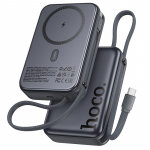 I&scaron;orinė baterija Power Bank Hoco Q44A 45W Magnetic 20000mAh juoda