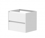 Spintelė po stalvir&scaron;iu KAME CITY, BUC/6-3DR/D02P3, balti profiliai, 60 cm, Matinė balta