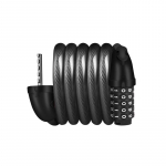 Dviračio spyna RockBros L50115BK, 5 skaitmenų užraktas, juoda