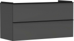 Spintelės korpusas Hansgrohe Xelu Q 54036670, matinė pilka, rankenos apdaila matinė juoda