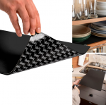 Metalinis nanogelio kilimėlis magnetiniams indams Silwy MB00-1110-1, JUODAS