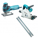 Elektrinių įrankių rinkinys MAKITA MEU029J (SP6000+4351FCT) + liniuotė 199140-0