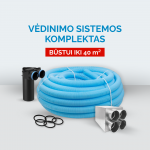 Vėdinimo sistemos komplektas būstui iki 40 m&sup2;