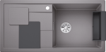 Plautuvė Blanco SITY XL 6 S lava grey 525050, aliuminio metalinė