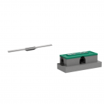 Du&scaron;o latako Hansgrohe RainDrain Flex + uBox komplektas, 1001180+56045800