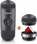 Rankinis maltos kavos aparatas su adapteriu ir mai&scaron;eliu WACACO NANOPRESSO Black
