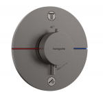 Potinkinis termostatinis mai&scaron;ytuvas Hansgrohe ShowerSelect Comfort S, 15556340, &scaron;lifuoto juodo chromo