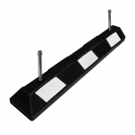 Parkavimo bortelis guminis - ratų atmu&scaron;ėjas Eurostal 90 cm su inkariniais varžtais (ankeriais)