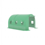 &Scaron;iltnamis su armuota plėvele, 6 m2, 3x2 m, žalias