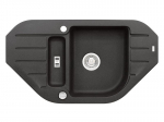 Granitinė plautuvė ALVEUS NIAGARA 60 91, juoda